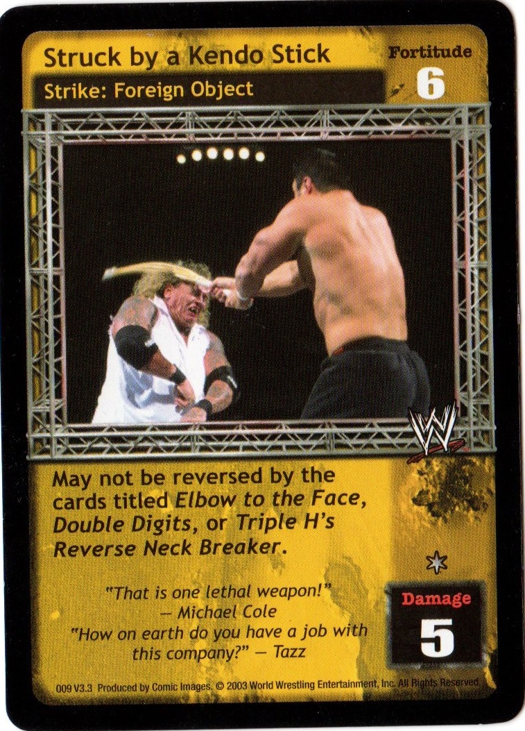 Struck by a Kendo Stick